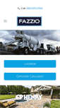 Mobile Screenshot of fazzioconcrete.com